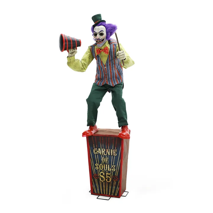 Carnival character seasonal display prop
